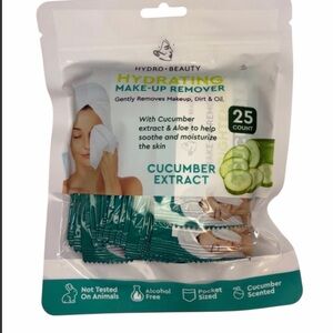 Hydrating Make-Up Remover with Cucumber Extract - 25 Count